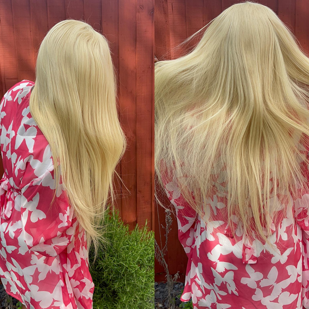 24-inch Honey Blonde Straight 100% human virgin hair