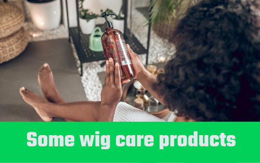 Some wig care products