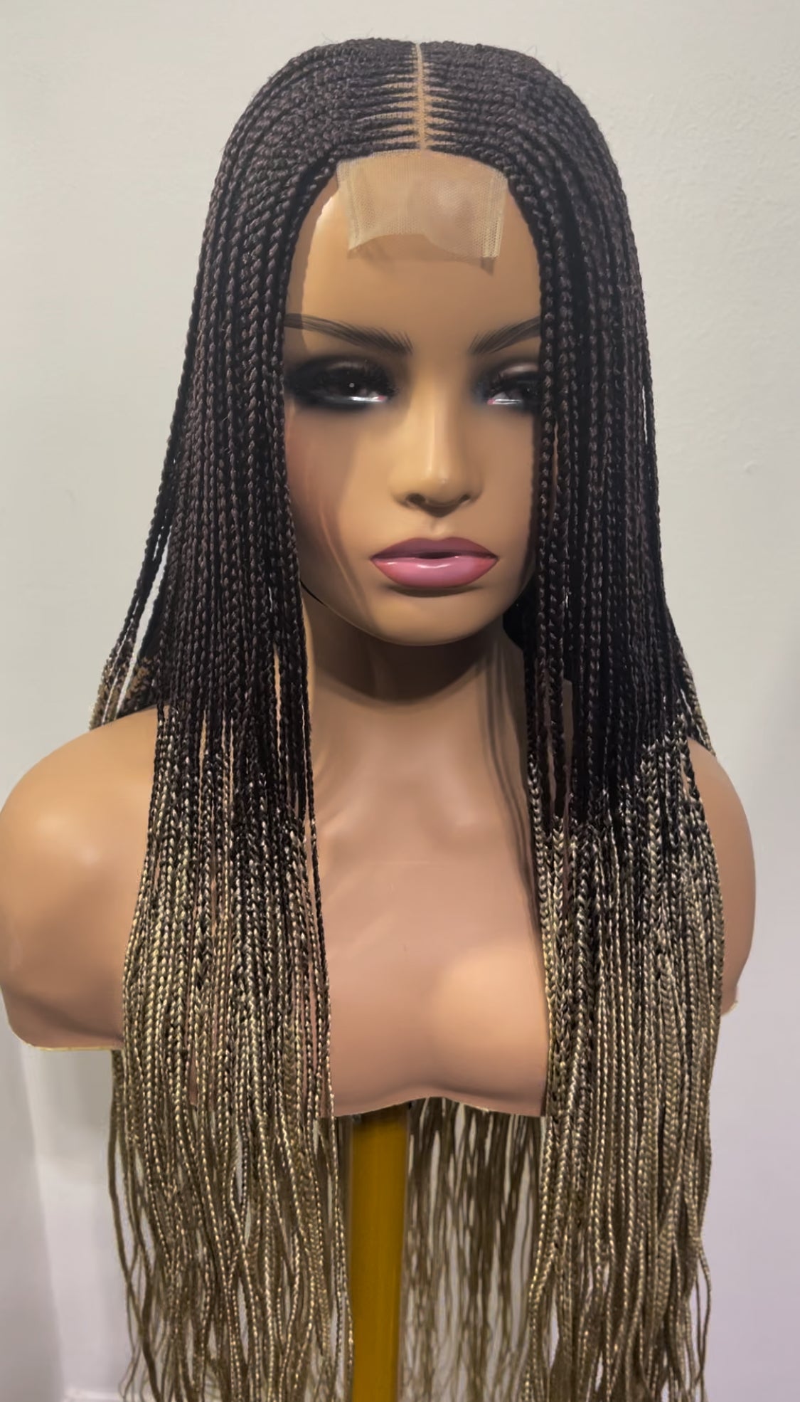 Black & blonde Ombrè braid wig