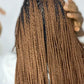 Brown Knotless braid wig