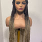 Black & blonde Ombrè braid wig