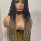 Black & blonde Ombrè braid wig