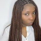 Brown Knotless braid wig