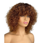 Afro curly brown 10 inch wig