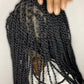 Full lace black twist wig