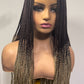 Black & blonde Ombrè braid wig