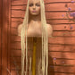 Blonde jumbo box braid wig