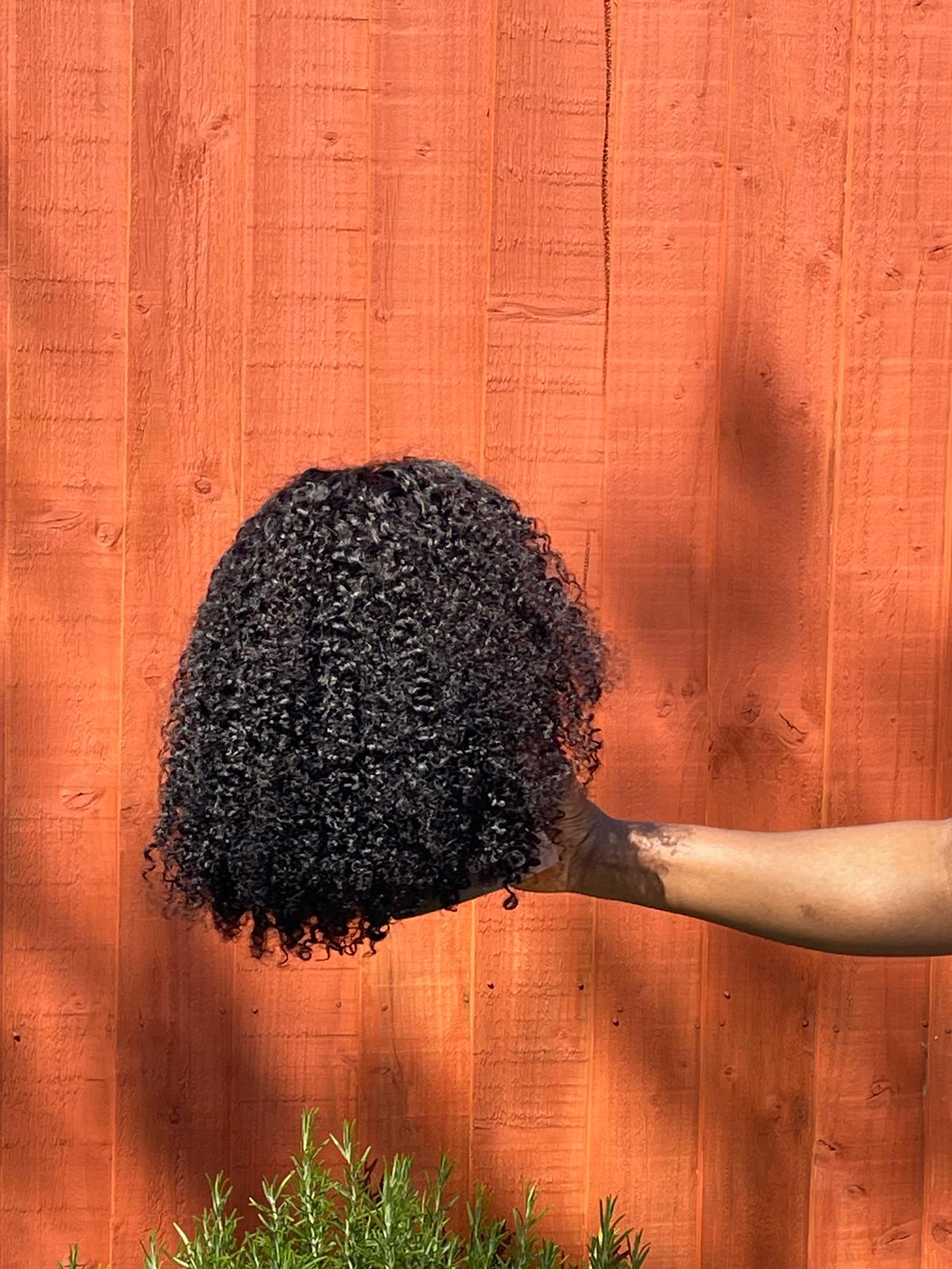 1B Black kinky curly