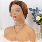 Side part pixie cut, 100% virgin hair wig