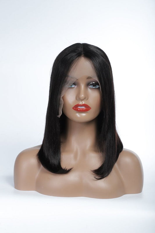 13X4 1B Black Bob Wig