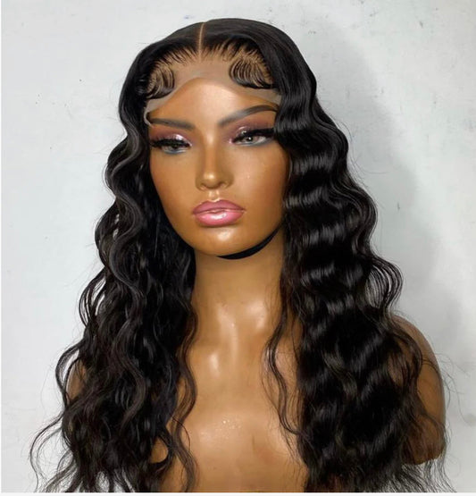 13x4 Frontal Wig: Natural Colour