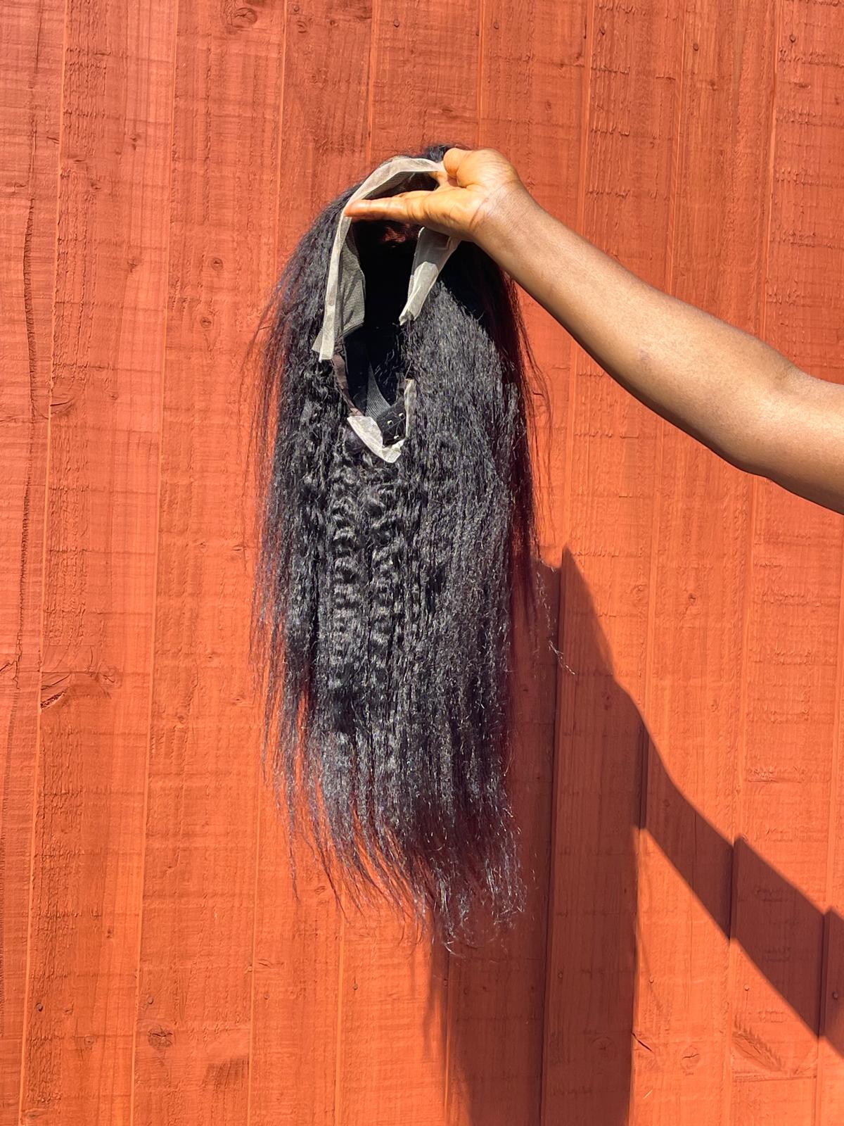 18" Yaki Kinky 13x4 wig