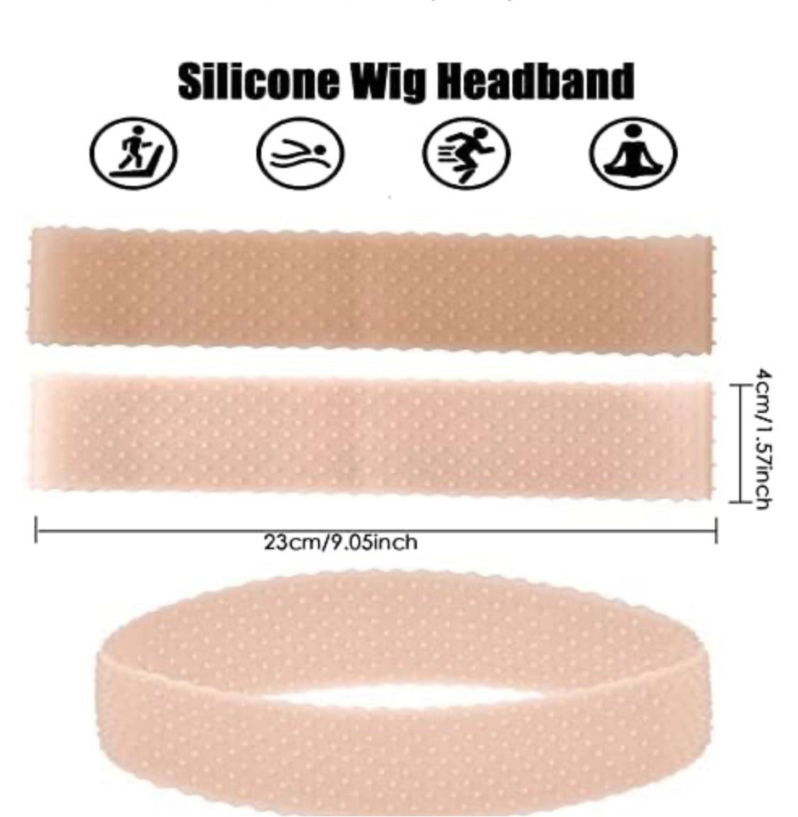 Silicone Wig Headband