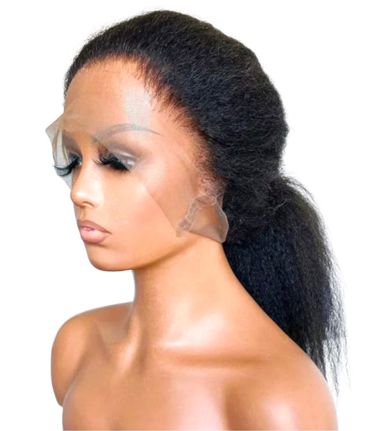 Natural Black Kinky Wig